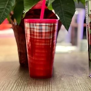 Starbucks 16oz red holiday cup NWT